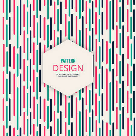 abstract pattern colored stripesのイラスト素材