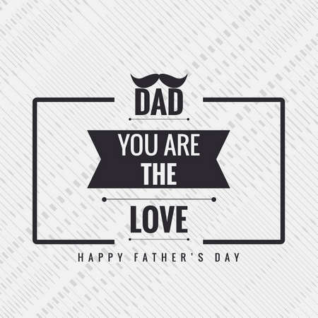 happy fathers day background vector design illustrationのイラスト素材