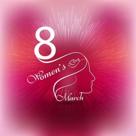 pink womens day backgroundのイラスト素材