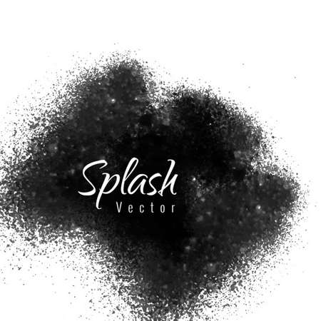 black splash background vector design illustrationのイラスト素材