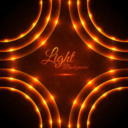 circular lights backgroundのイラスト素材