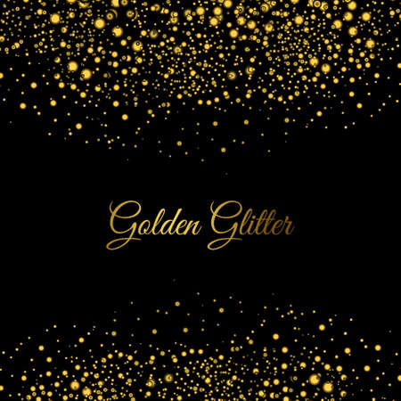 golden glitters backgroundのイラスト素材