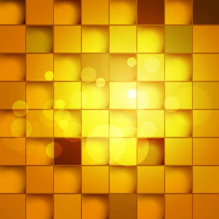 golden square blocks backgroundのイラスト素材