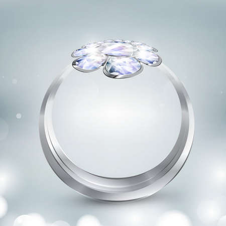 shiny ring background vector design illustrationのイラスト素材