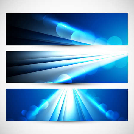 abstract wavy shiny headers vector design illustrationのイラスト素材
