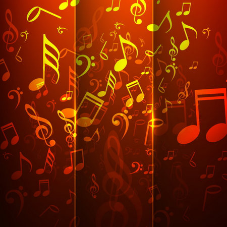 music background vector design illustrationのイラスト素材
