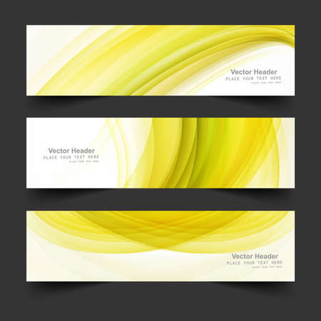shiny wavy header vector design illustrationのイラスト素材