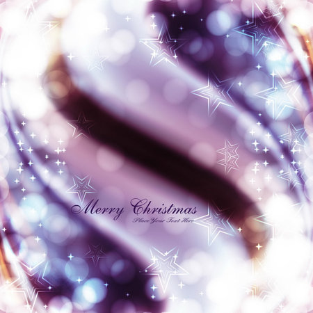 purple bokeh christmas backgroundのイラスト素材