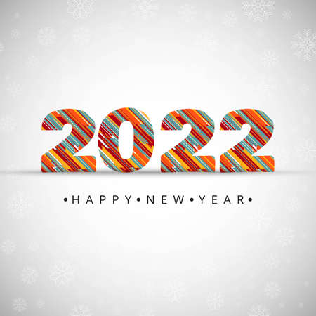 New year 2022 holiday celebration card backgroundのイラスト素材