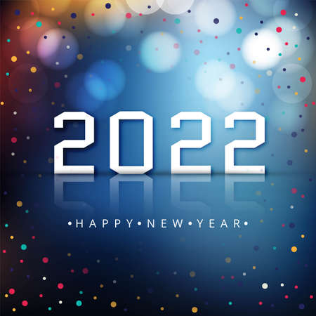 Elegant 2022 text new year backgroundのイラスト素材
