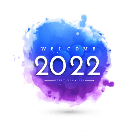 Beautiful 2022 card holiday backgroundのイラスト素材