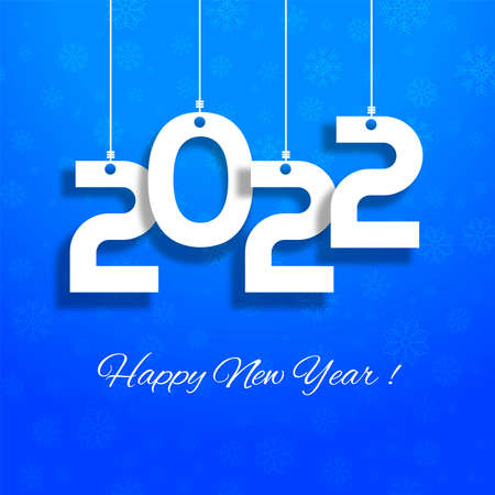 Elegant 2022 text new year backgroundのイラスト素材