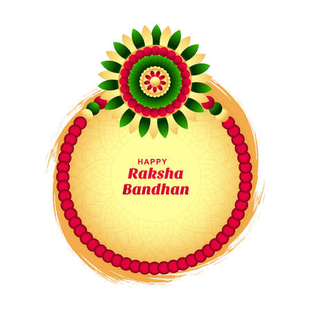 Hindu festival raksha bandhan card backgroundのイラスト素材