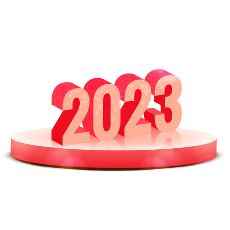 2023 new year card celebration holiday backgroundのイラスト素材