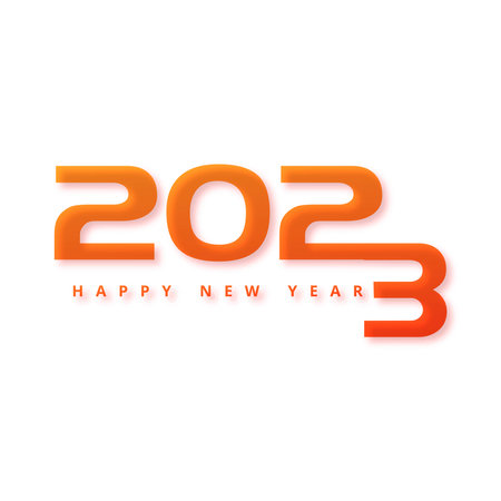 Greeting card happy new year 2023 celebration background