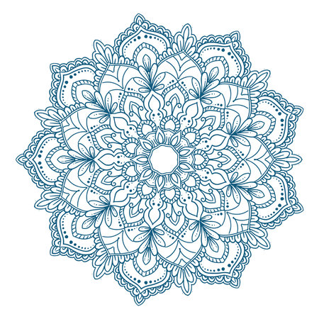 Elegant decorative mandala backgroundのイラスト素材