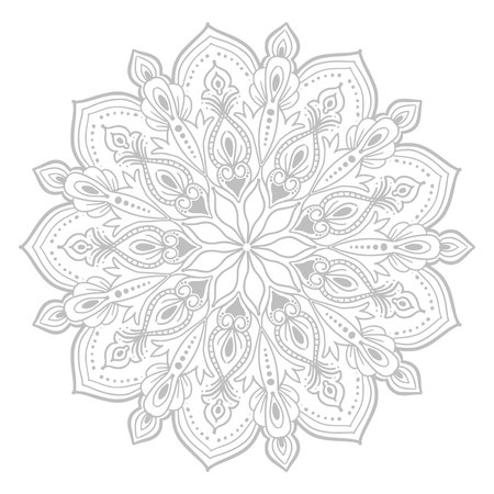 Circular pattern in form of decorative mandala designのイラスト素材