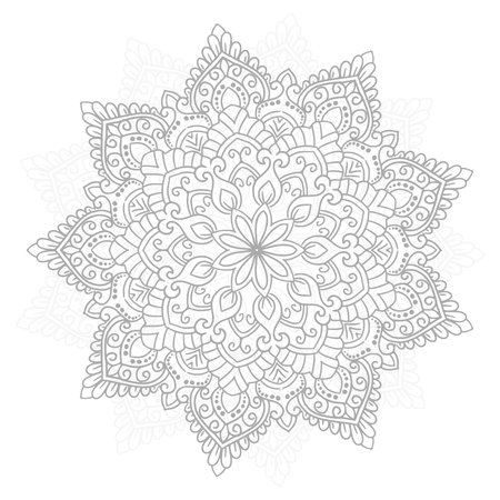 Circular pattern in form of decorative mandala designのイラスト素材