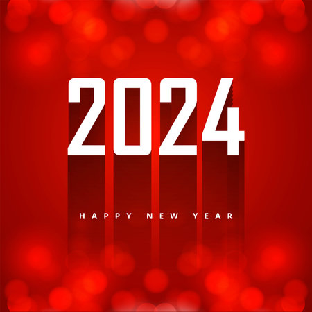 Happy new year 2024  celebration card backgroundのイラスト素材
