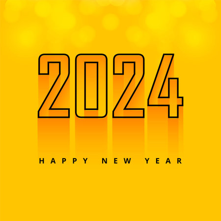 New year 2024 holiday card celebration designのイラスト素材