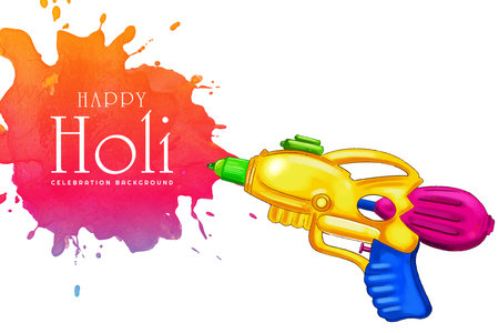 Holi celebration colorful for indian festival backgroundのイラスト素材