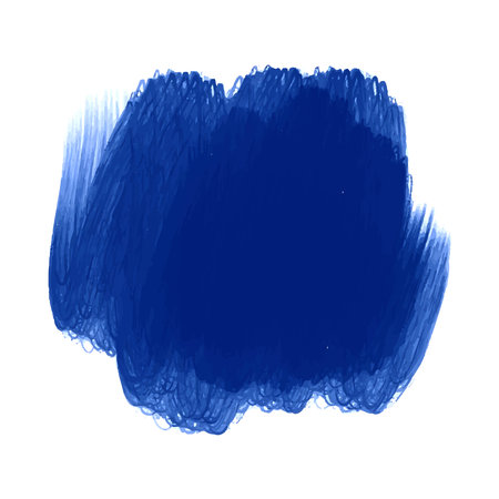 Modern ink paint blue brush stroke splatter designのイラスト素材