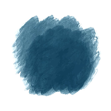 Hand draw blue splash watercolor backgroundのイラスト素材