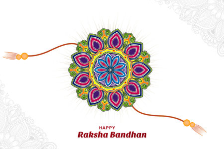 Happy raksha bandhan celebration card backgroundのイラスト素材