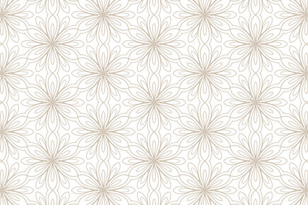 Vintage ornamental floral pattern backgroundのイラスト素材