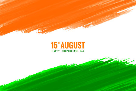 Beautiful independence day tricolor indian flag theme texture background