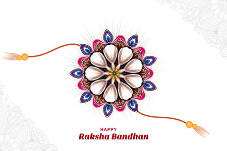 Happy raksha bandhan indian traditional festival backgroundのイラスト素材