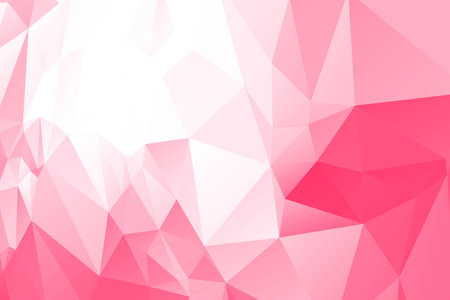Modern shiny pink polygonal backgroundのイラスト素材