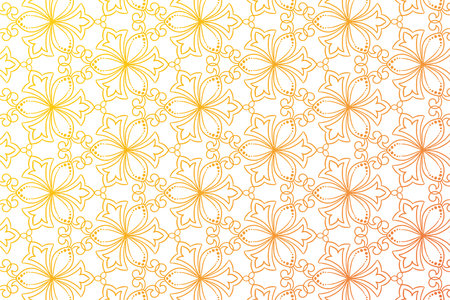 Vintage ornamental floral pattern backgroundのイラスト素材
