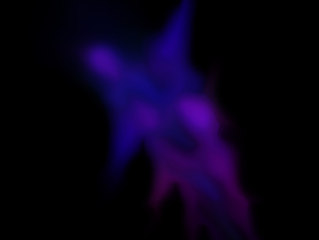 Purple fractal swirl on a black background. Perfect for design work, backgrounds or desktop wallpapers.の写真素材