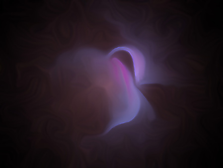 Purple fractal swirl on a black background. Perfect for design work, backgrounds or desktop...