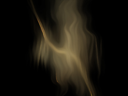 Fractal flame on a black background. Perfect for design work, backgrounds or desktop wallpapersの写真素材