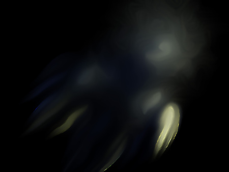 Fractal flame on a black background. Perfect for design work, backgrounds or desktop wallpapersの写真素材