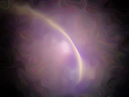 Fractal flame on a black background. Perfect for design work, backgrounds or desktop wallpapersの写真素材