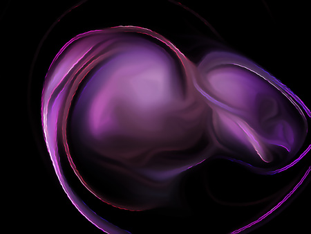 Fractal flame on a black background. Perfect for design work, backgrounds or desktop wallpapersの写真素材