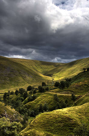 Coignafearn Glen, Scotland in HDR