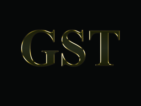 GOODS AND SERVICE TAXの写真素材