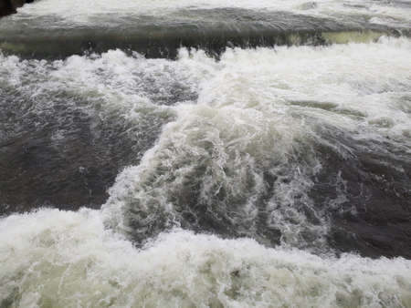 Water flowing into the canal