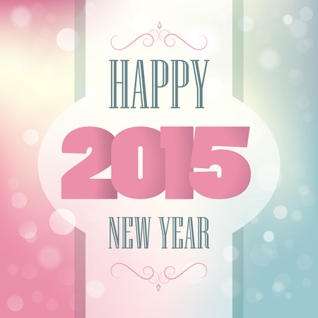 Happy New Year 2015 - Poster / Template / Background Designのイラスト素材