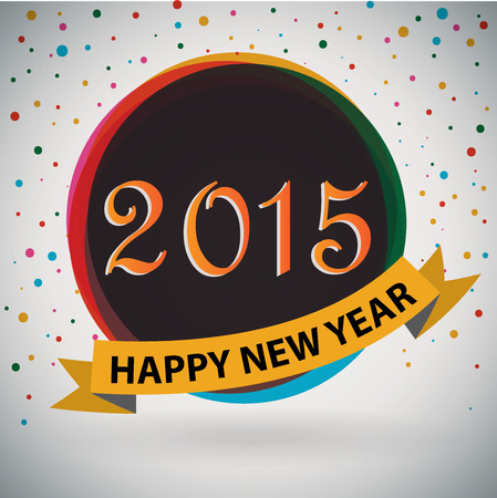 Happy New Year 2015 - Poster / Template / Background Designのイラスト素材