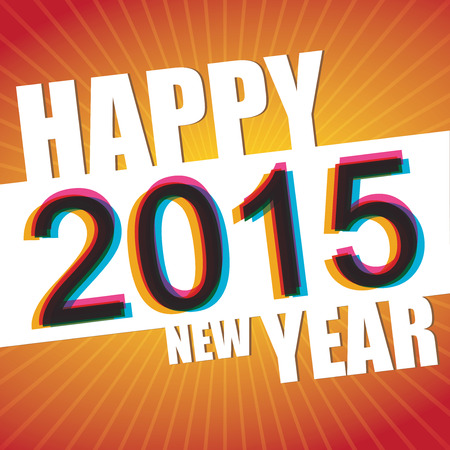 Happy New Year 2015 - Poster / Template / Background Design