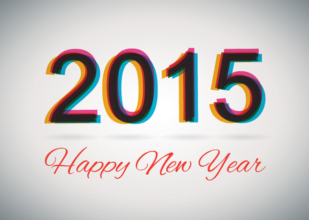Happy New Year 2015 - Poster / Template / Background Designのイラスト素材