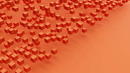 Colorful abstract background with copy space. 3D illustrationの写真素材