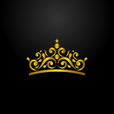 luxury Crown logoのイラスト素材