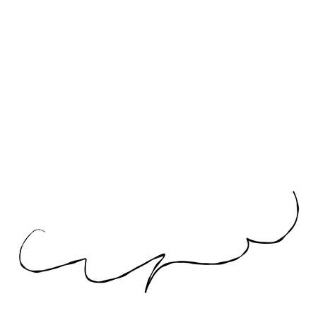 It is a single item of handwritten speech bubble.square (1:1) sizeのイラスト素材