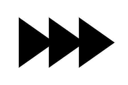 It is a single item with a simple arrow illustration. No strokes, the fill is black.